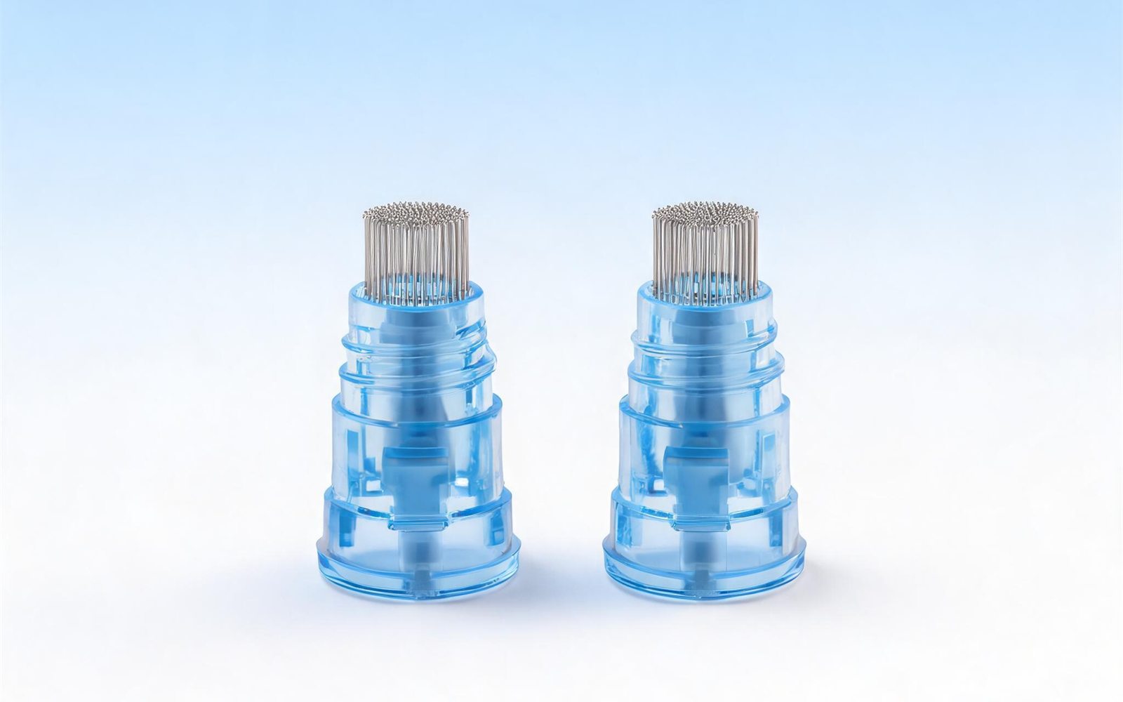 Dr. Pen device with cartridge case on a white background.